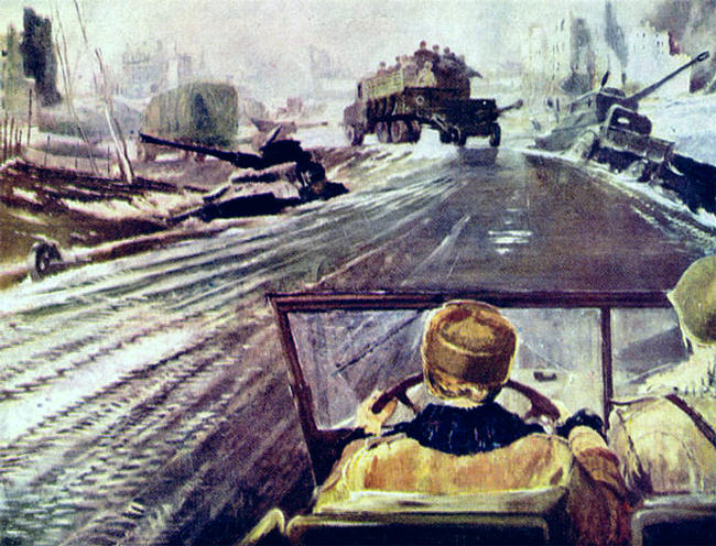 Y. Pimenov. Front road