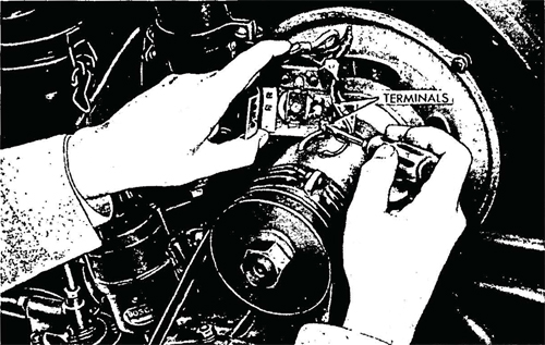 Figure 33—Removing Generator Regulator