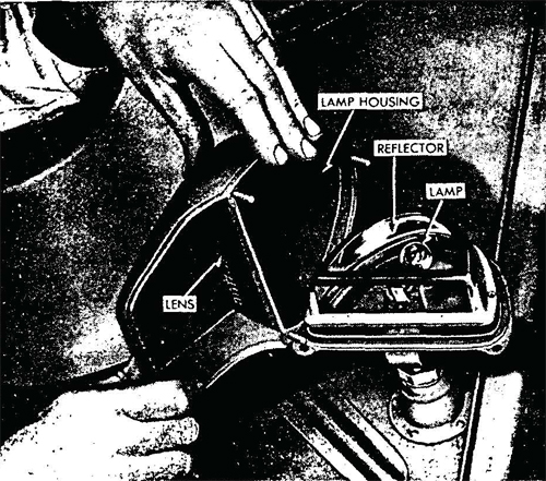 Figure 34—Blackout Driving Light Assembly