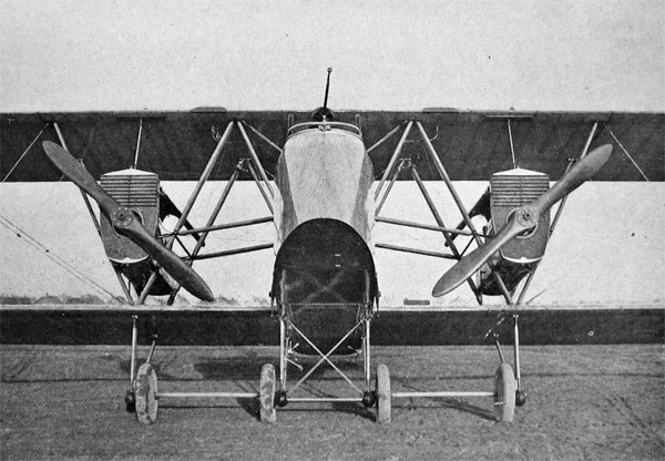 Glenn Martin Bomber with Two Liberty Engines U. S. Air Service Photo 