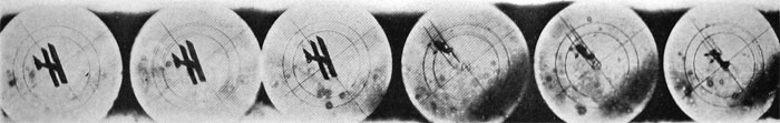 Film from Machine-Gun Camera Showing "Shots" 