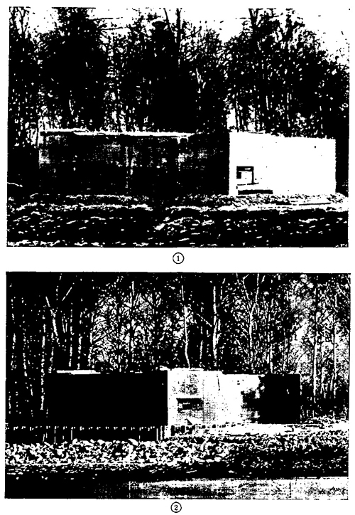 Figure 25.—Double flanking casemate, with wing-wads. 