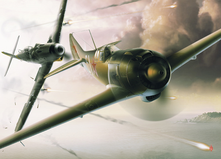 BF109G vs LA-5