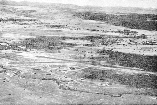 view of Heho landing ground on the Shan Plateau