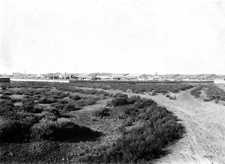 Eastern outskirts of Eupatoria and Russian cemetery